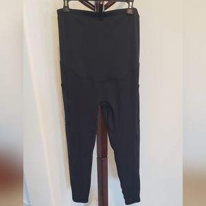 Poshdivah black maternity leggings, size XL - NEW